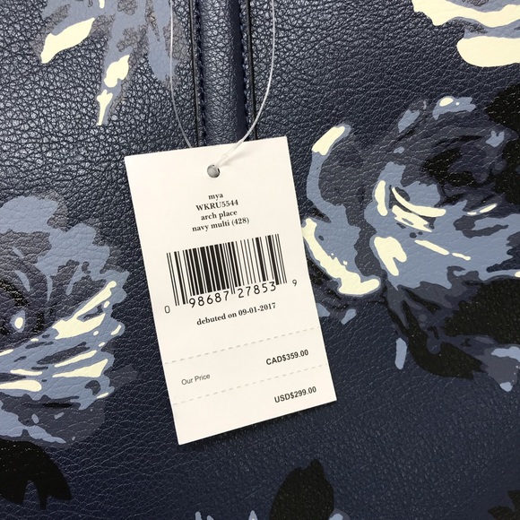 ➕ Kate spade reversible arch place multi navy - Picture 3 of 5